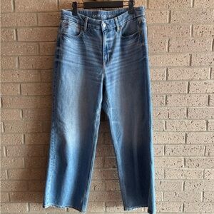 American Eagle Outfitters Blue Flare & Wide Leg Jeans